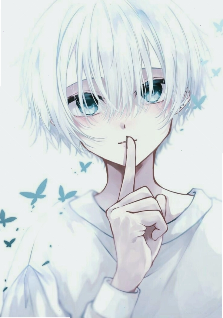Nam anime với phong cách lạnh lùng và ánh mắt sắc sảo