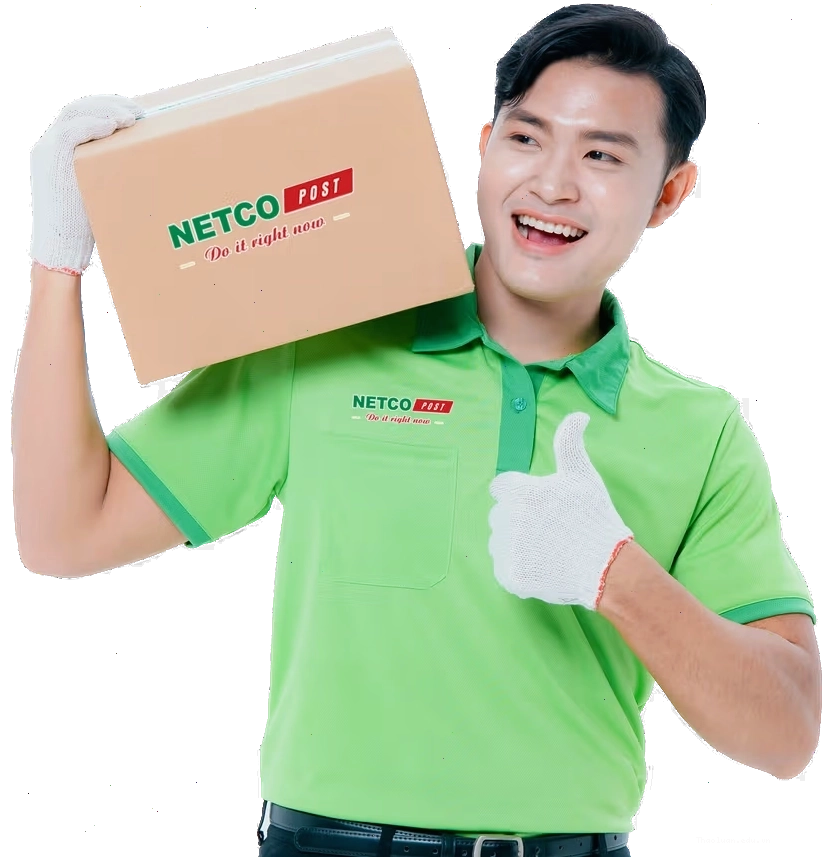 NETCO Delivery - Minh họa quy trình giao nhận hàng hóa chuyên nghiệp