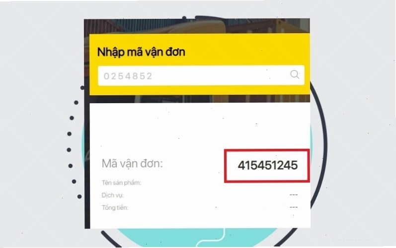 Nhập mã vận đơn để tra cứu thông tin đơn hàng Nhất Tín