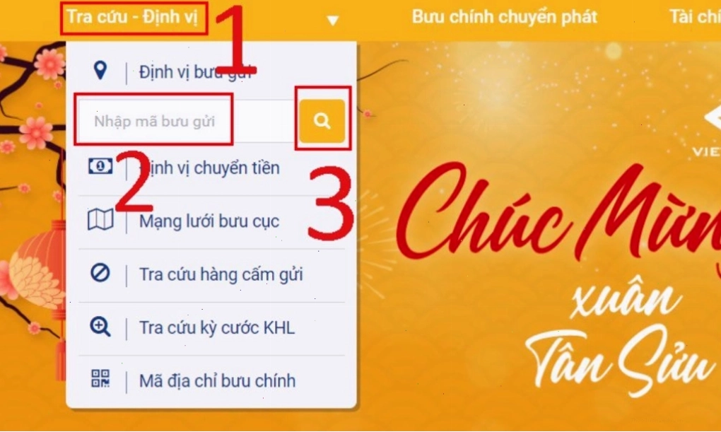 Nhập số điện thoại để tra cứu mã vận đơn