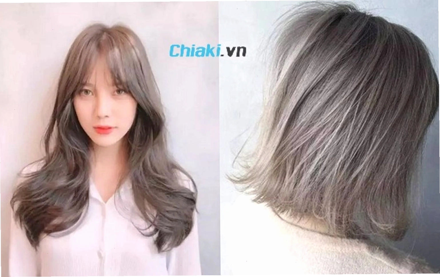Nhuộm tóc màu nâu lạnh ánh khói