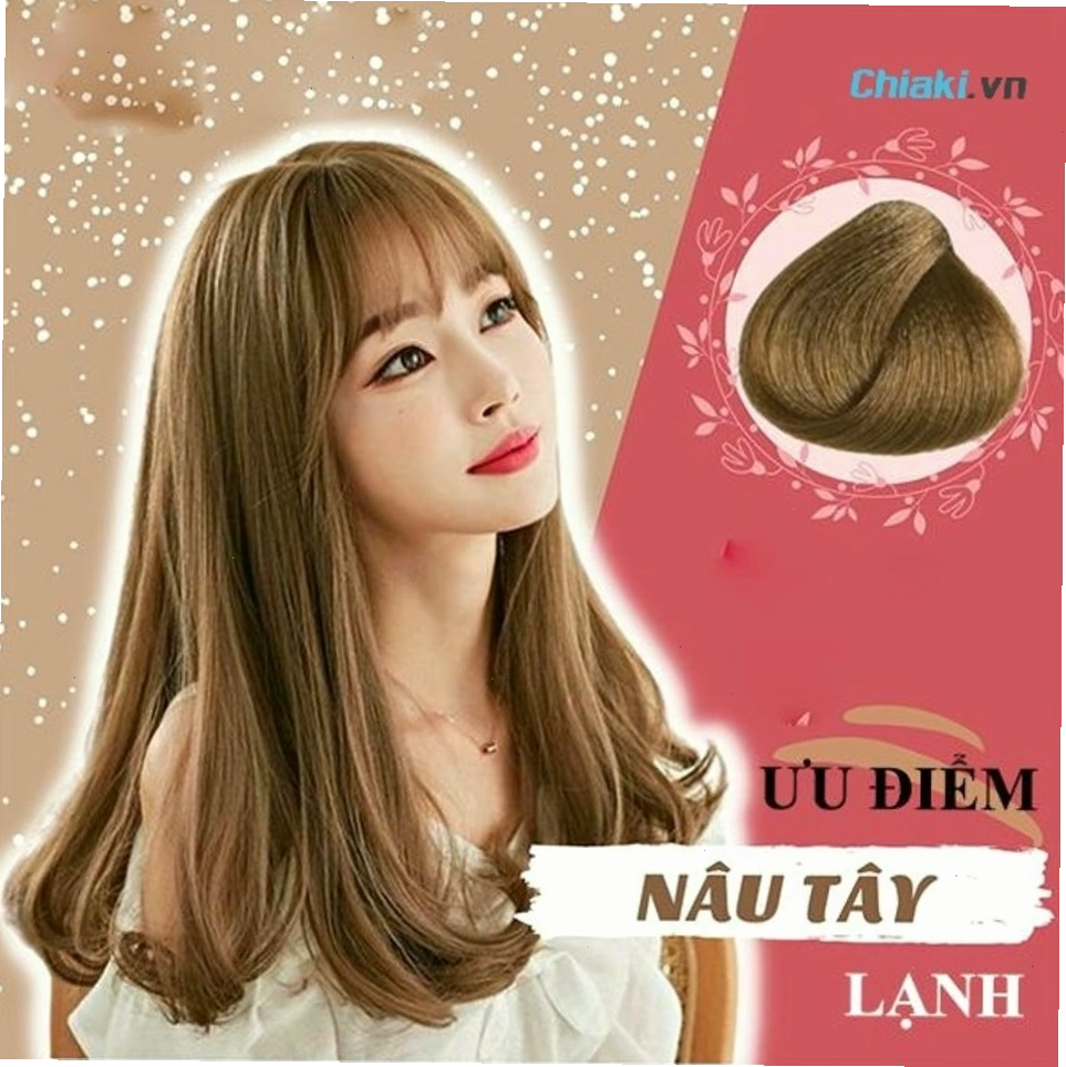 Nhuộm tóc màu nâu tây lạnh cho nam