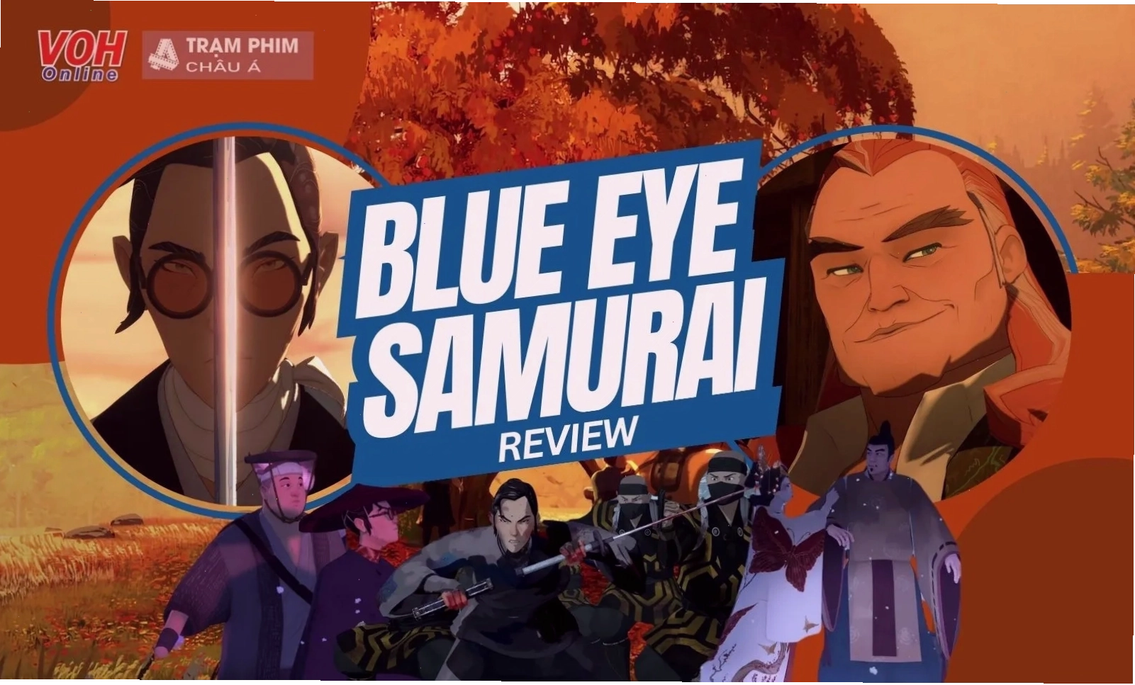 Nữ samurai Mizu trong Blue Eye Samurai