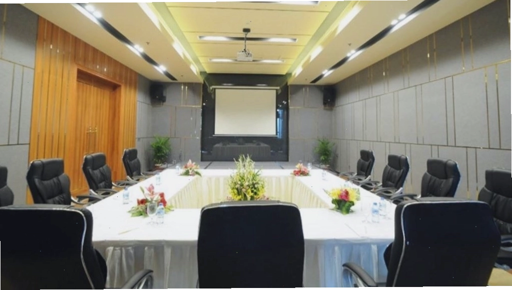 Phòng họp được trang bị hiện đại tại Khách sạn Biển Bắc Móng Cái