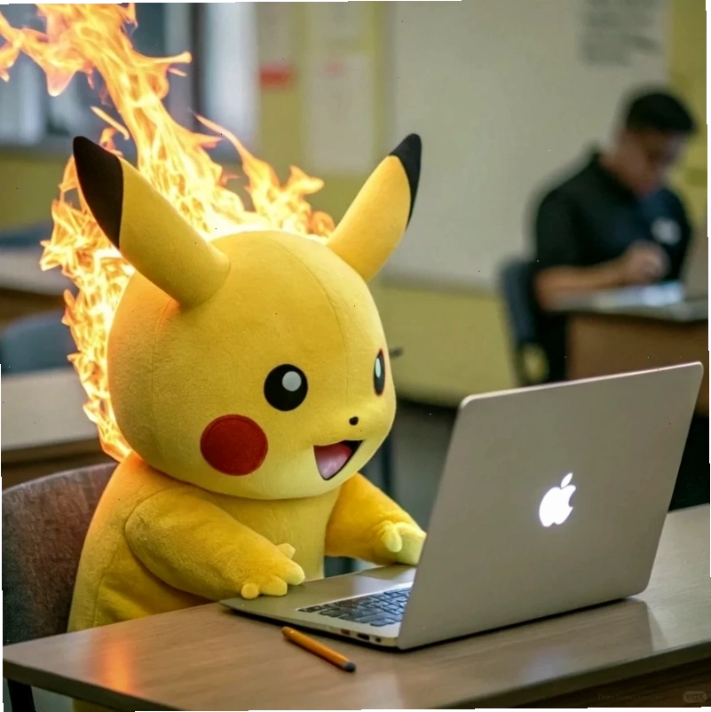Pikachu meme với biểu cảm kỳ lạ gây sốc
