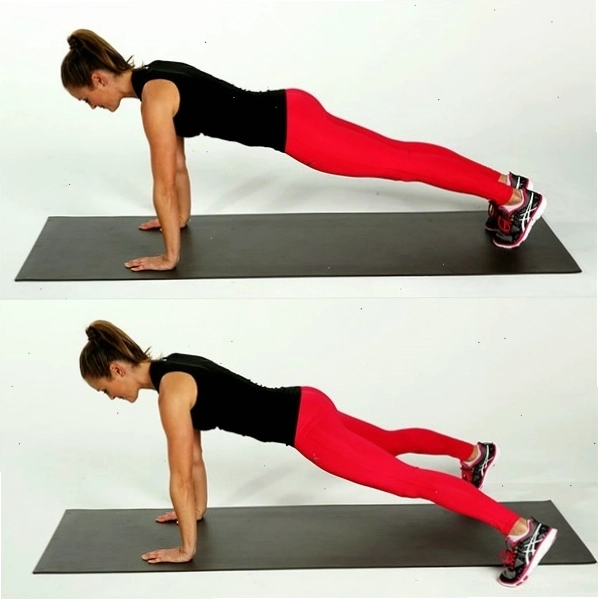 Plank kết hợp bật nhảy hai chân - bài tập tăng cường tim mạch