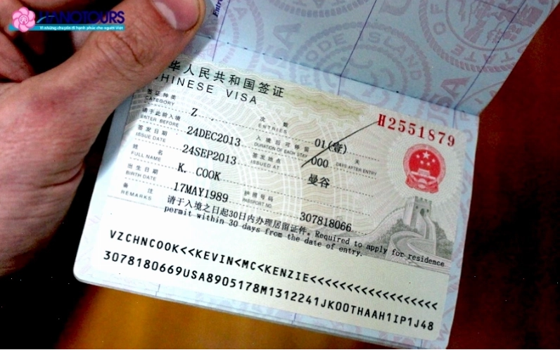 Quy trình xin Visa du lịch Trung Quốc