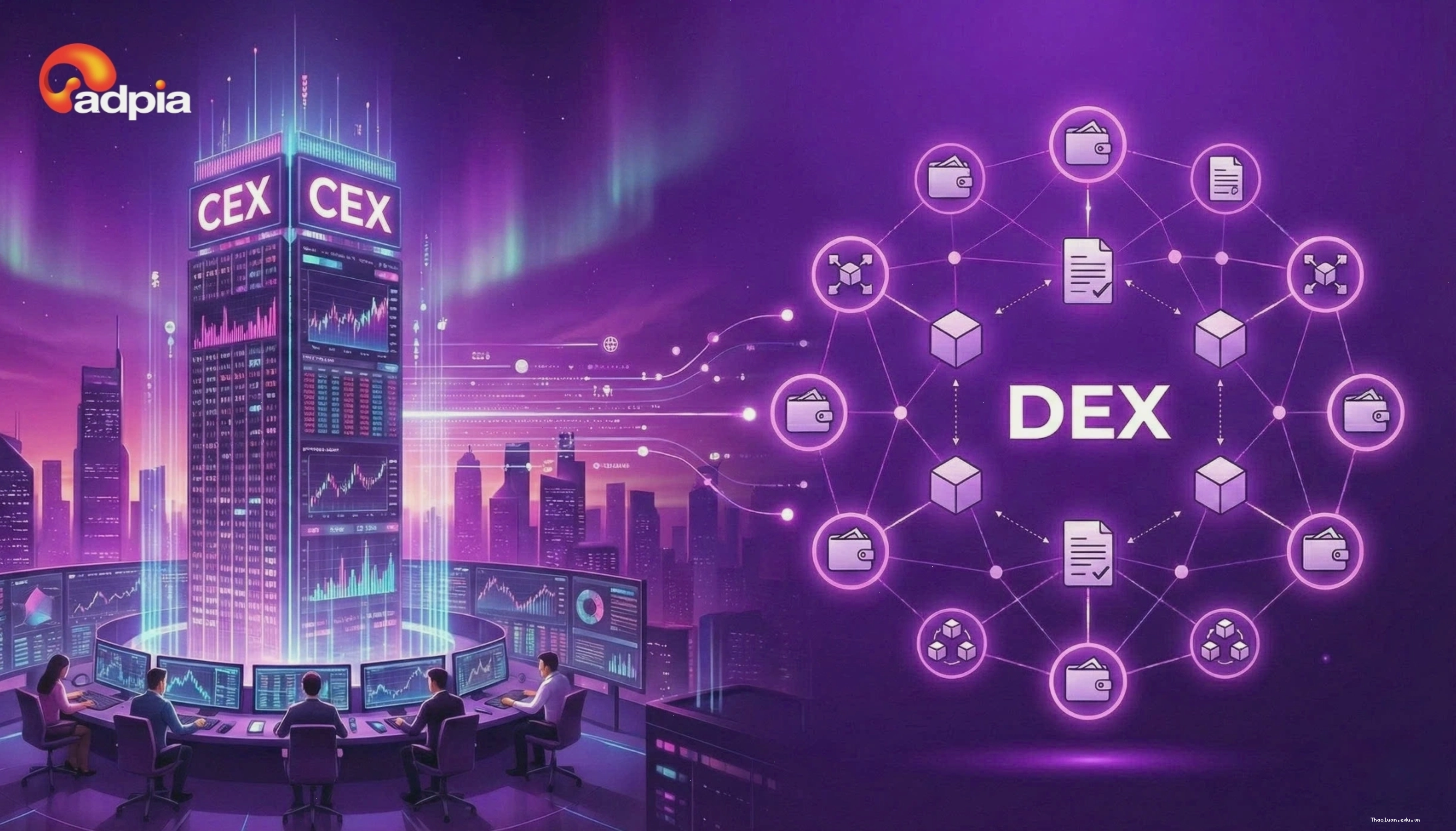 Sàn giao dịch (CEX & DEX)