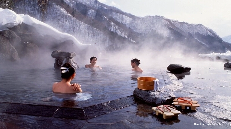 Suối khoáng nóng Onsen