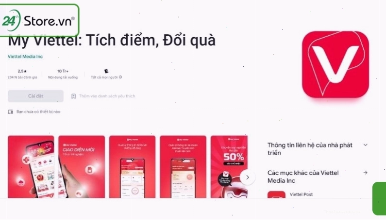 Tải ứng dụng nhà mạng để tra cứu thông tin thuê bao