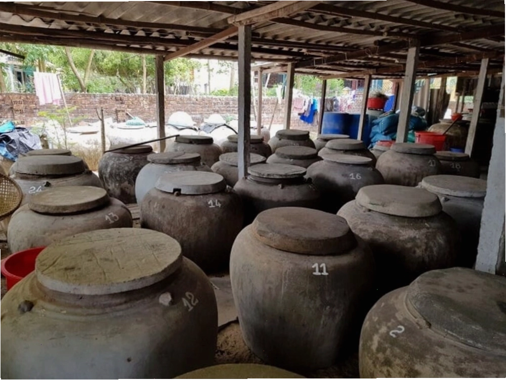 Tham quan cơ sở sản xuất nước mắm truyền thống tại Tam Thanh