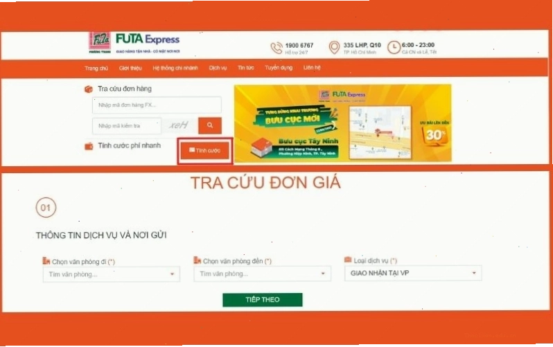 Theo dõi trạng thái đơn hàng Phương Trang