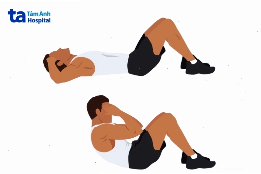 Thực hiện động tác sit-up đúng cách để giảm mỡ bụng