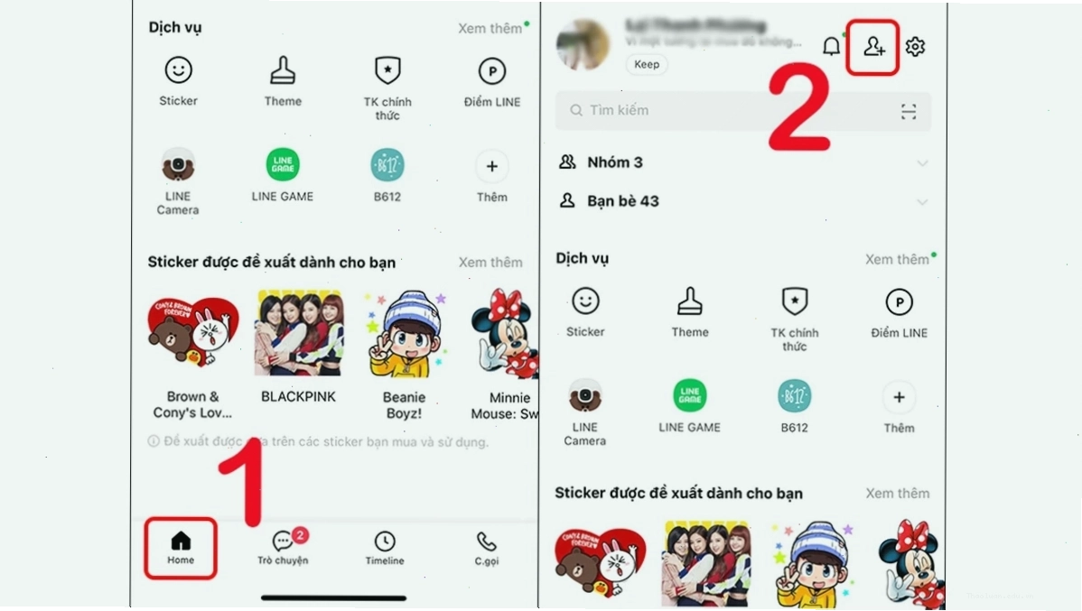 Tìm kiếm số điện thoại trên Facebook để hiển thị thông tin người dùng