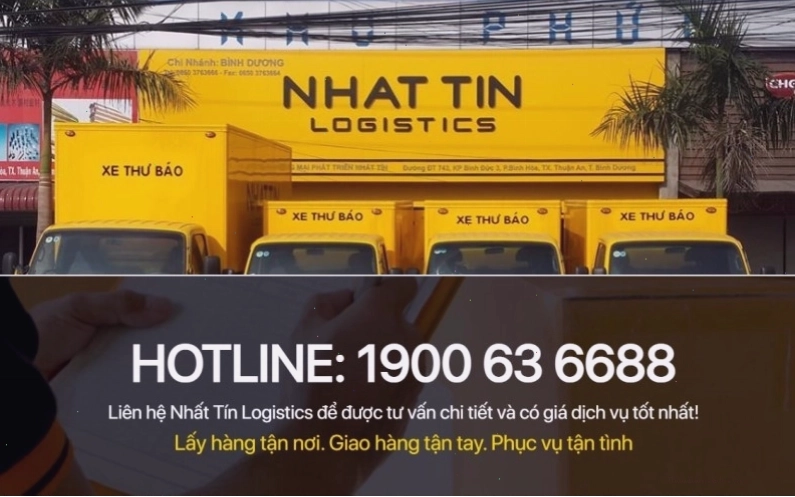 Tổng đài hỗ trợ khách hàng của Nhất Tín Logistics