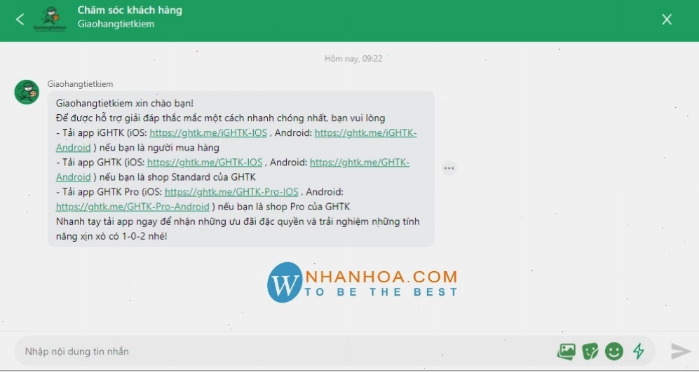 Tra cứu đơn hàng GHTK qua ứng dụng