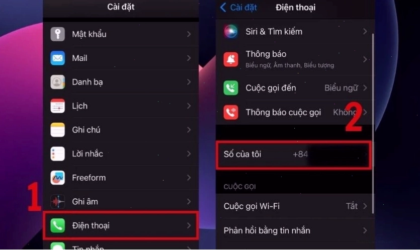 Tra cứu thông tin số điện thoại chính mình