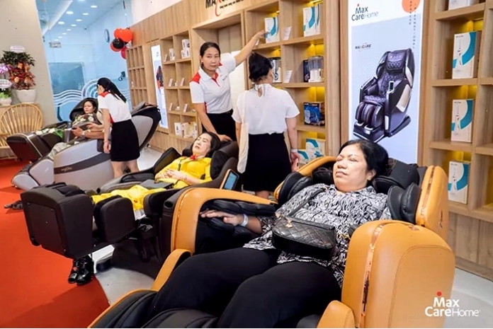 Trải nghiệm ghế massage giúp lựa chọn sản phẩm phù hợp