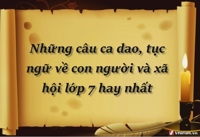 Tranh minh họa về những câu ca dao, tục ngữ về con người và xã hội