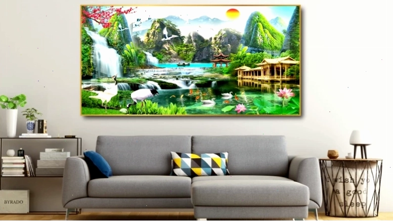 Tranh phong thủy mặt trời mọc mang đến năng lượng tích cực và khởi đầu mới