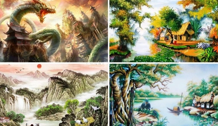 Tranh Phong Thủy Mệnh Hỏa: Lựa Chọn Hoàn Hảo Chiêu Tài Hút Lộc 2026