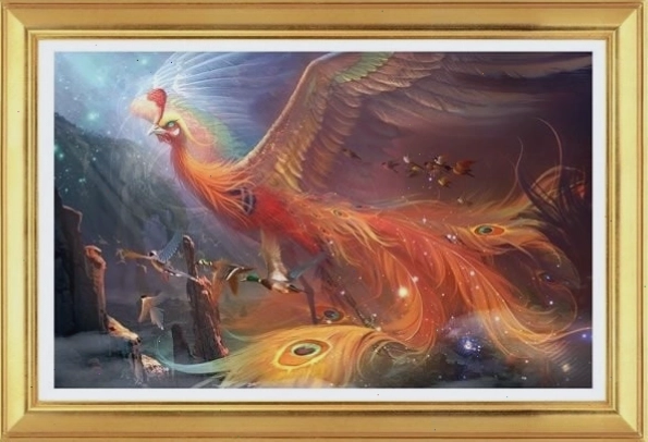 Tranh Phượng Hoàng ý nghĩa