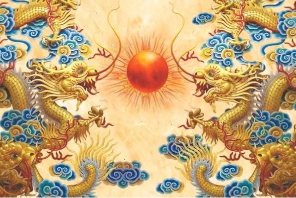 Tranh Rồng Vàng phong thủy