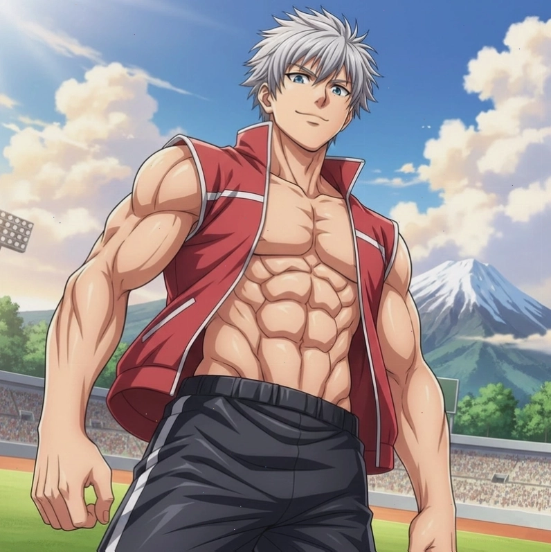 Tranh vẽ anime nam 6 múi đầy sức hút
