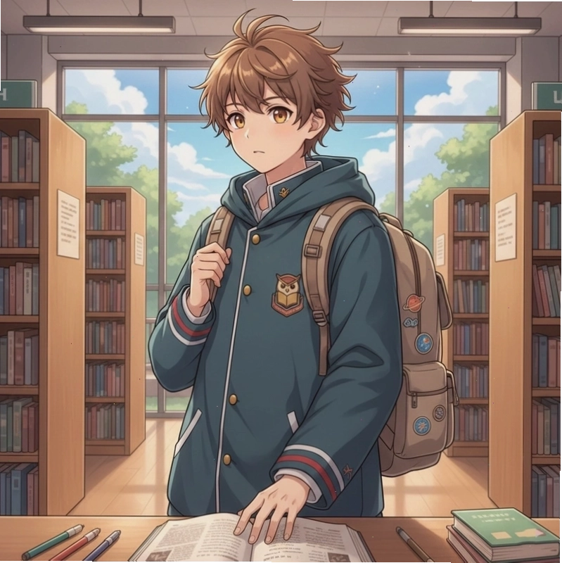 Tranh vẽ anime nam đơn giản nhưng nổi bật