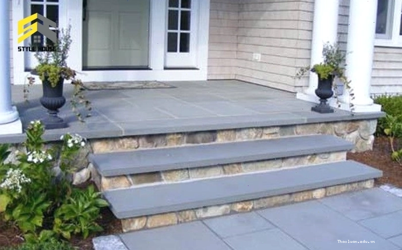 Trường hợp bậc 1 là sân trong cách tính bậc tam cấp