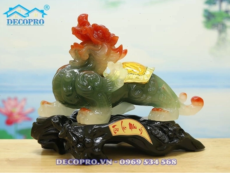 Tỳ hưu phong thủy màu đen óng ánh