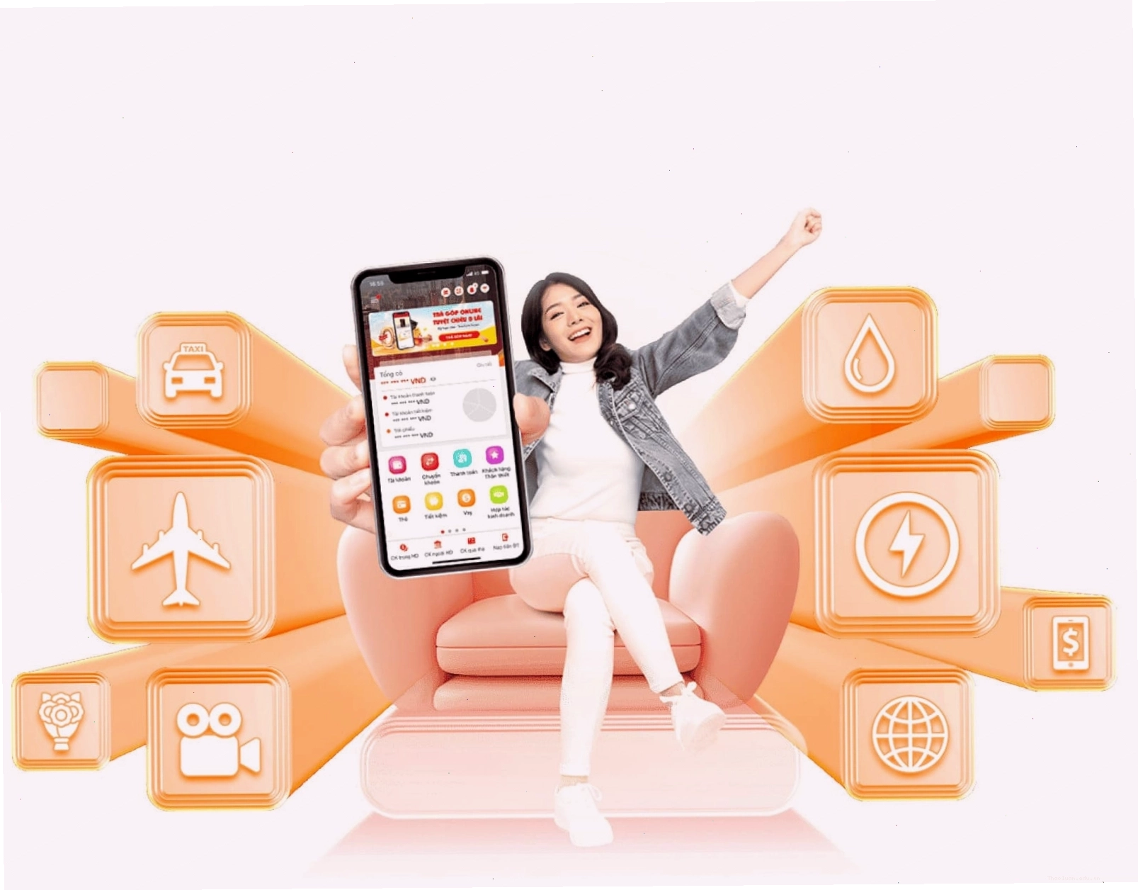 Vay nhanh trên app HDBank