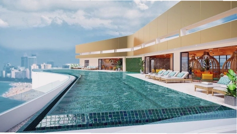 View biển ngắm từ ban công phòng tại VIAS Hotel Vũng Tàu