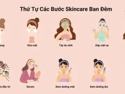 Quy trình các bước chăm sóc da ban đêm mang lại hiệu quả tốt 