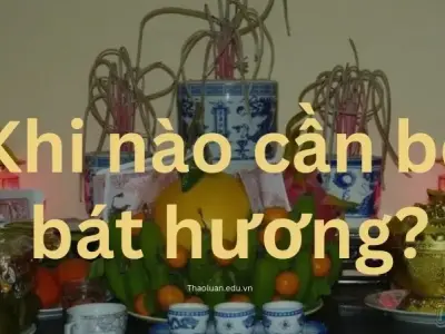 Thủ tục hóa giải bát hương khi chuyển nhà - Hóa giải vận hạn