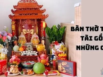 Chọn vật phẩm phong thủy cho bàn thần tài đem lại tài lộc cho gia chủ