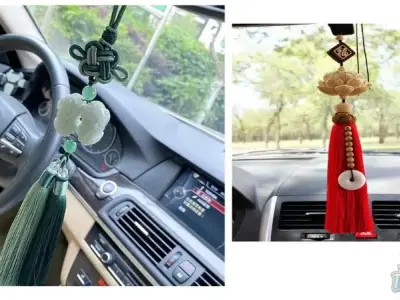 Chọn vật phẩm phong thủy treo xe ô tô đem lại may mắn an toàn
