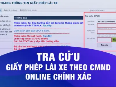 Hướng dẫn tra cứu giấy phép lái xe nhanh chóng và chính xác
