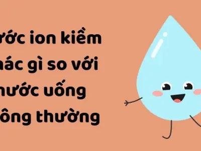 Nước ion kiềm khác gì so với nước uống thông thường?