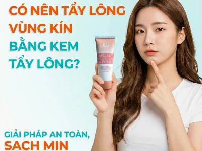 Có nên tẩy lông vùng kín bằng kem tẩy lông không?