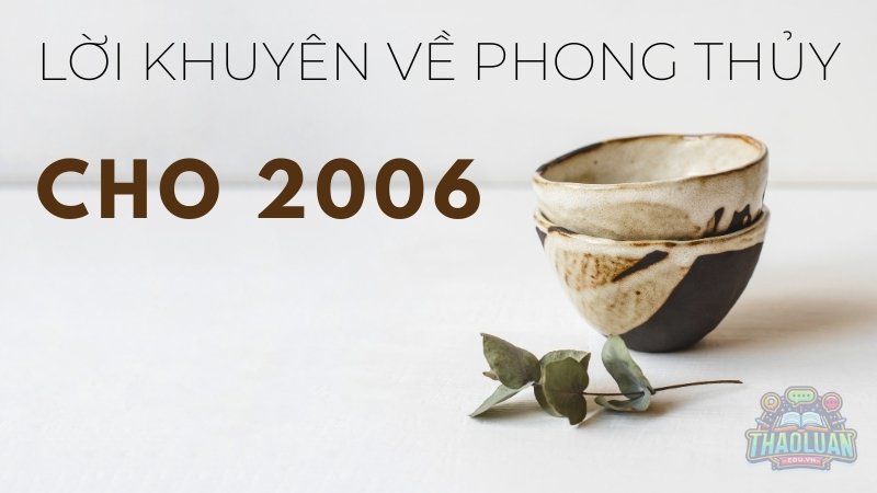 Lời khuyên cho người sinh năm 2006