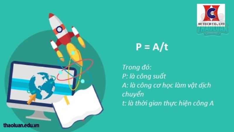 Công thức tính công cơ học 2