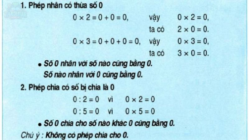 Một số lưu ý khi thực hiện phép nhân 5