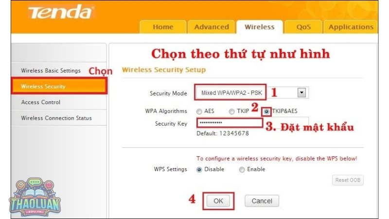 Hướng dẫn chi tiết cách đổi mật khẩu Wifi Tenda