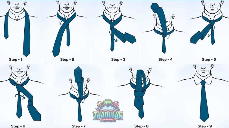 Cách 3: Cách thắt cà vạt kiểu Half Windsor Knot