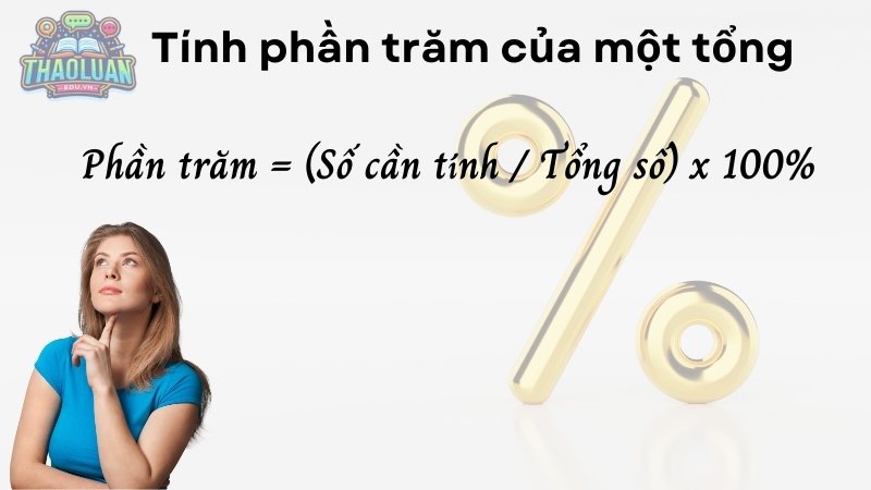 Tính phần trăm của một tổng