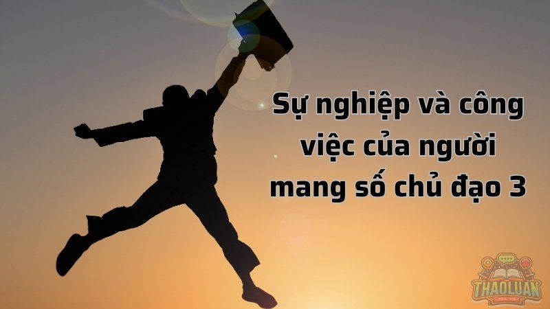 Sự nghiệp và công việc của người mang số chủ đạo 3