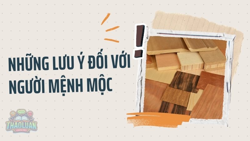 Những điều cần tránh đối với người mệnh Mộc