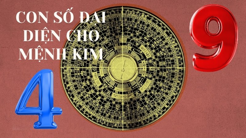 Con số đại diện cho Kim: 4, 9