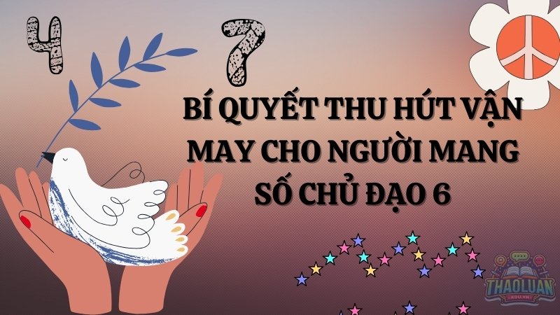 Bí quyết thu hút vận may cho người mang số chủ đạo 6